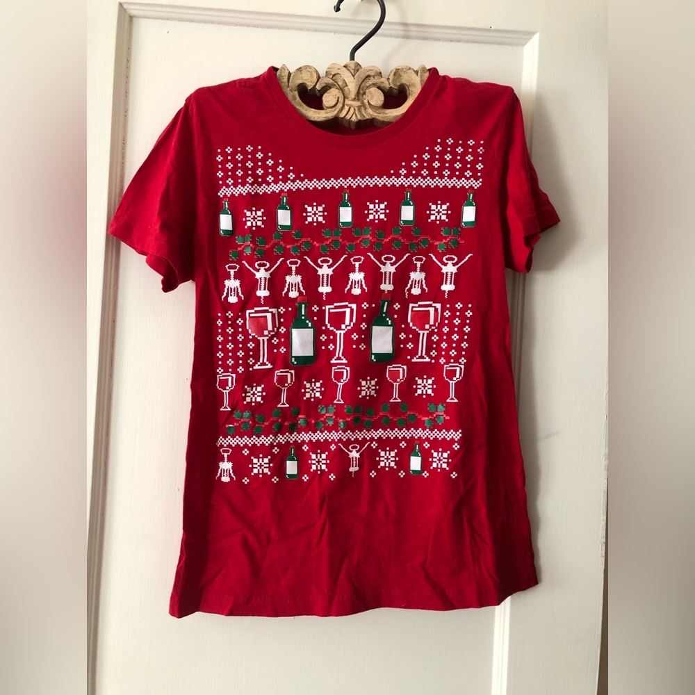 Wine/Boozy Christmas T-Shirt